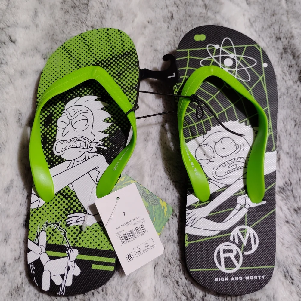 Rick & Morty Men's Flip-Flops